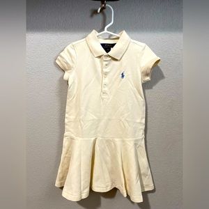 Ralph Lauren Cream Polo Dress Size 4T
